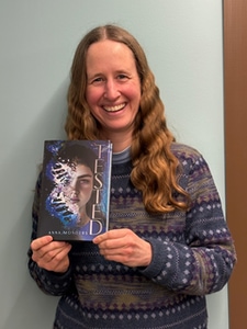 Anna Monders holding Tested